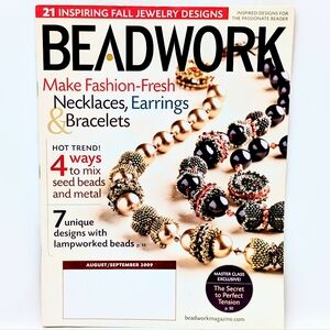 Beadwork Magazine – August/September 2009 – 21 Fall Jewelry Designs